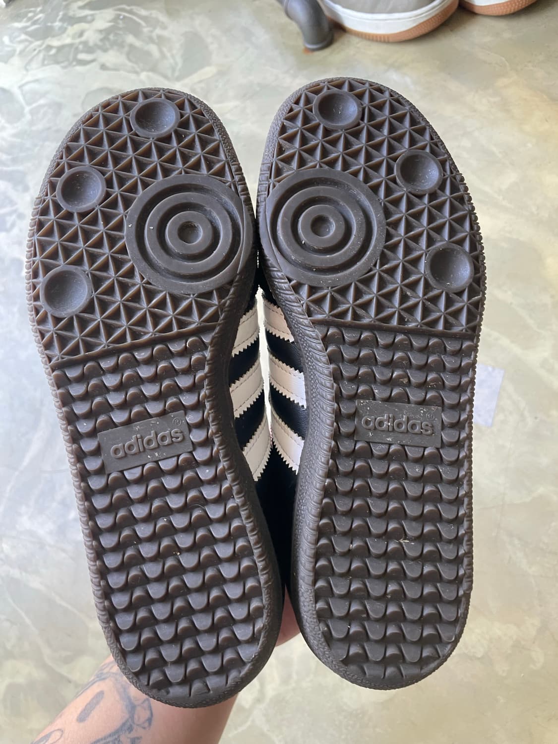 아디다스 삼바 OG 블랙 화이트 검 220 상품이미지6