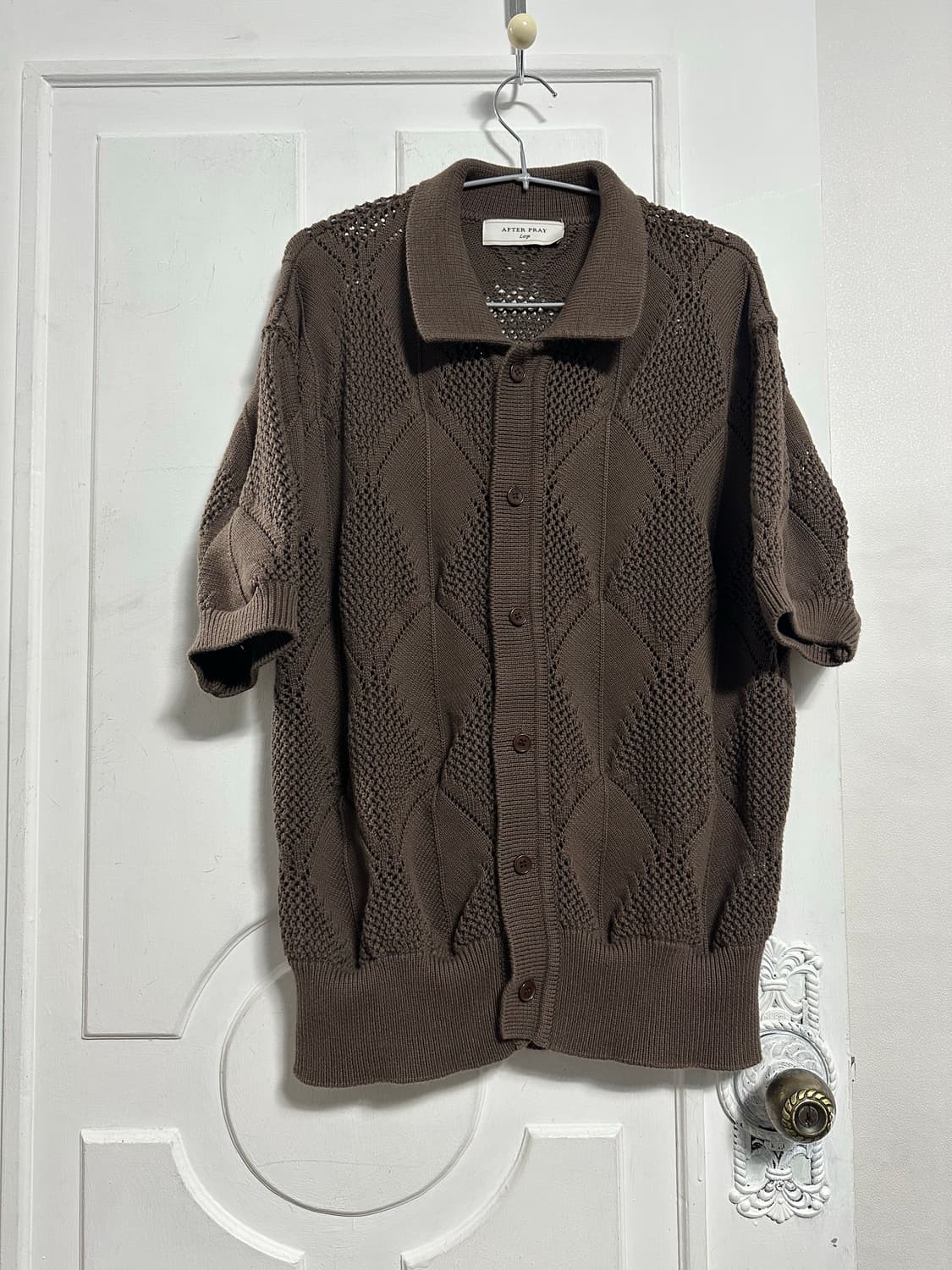 애프터프레이 리프 크로쉐 하프 가디건 상품이미지1