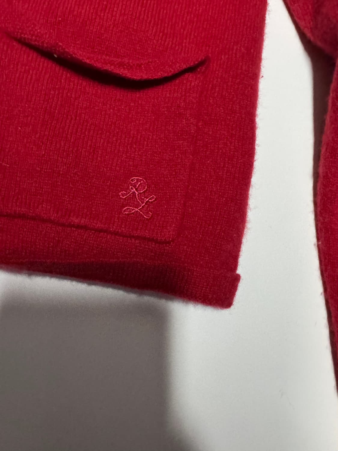 폴로 랄프로렌 키즈 RL 로고 양모 가디건 140 상품이미지6