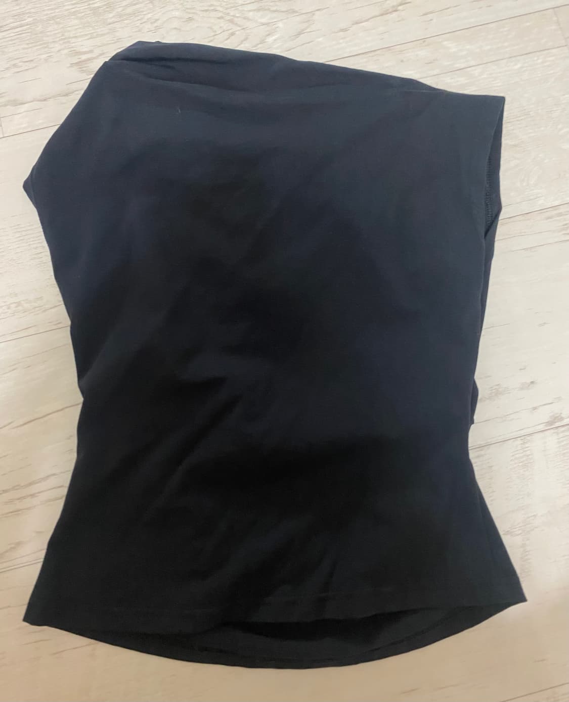 미세키서울 Slanted sleeveless top BLACK 상품이미지4
