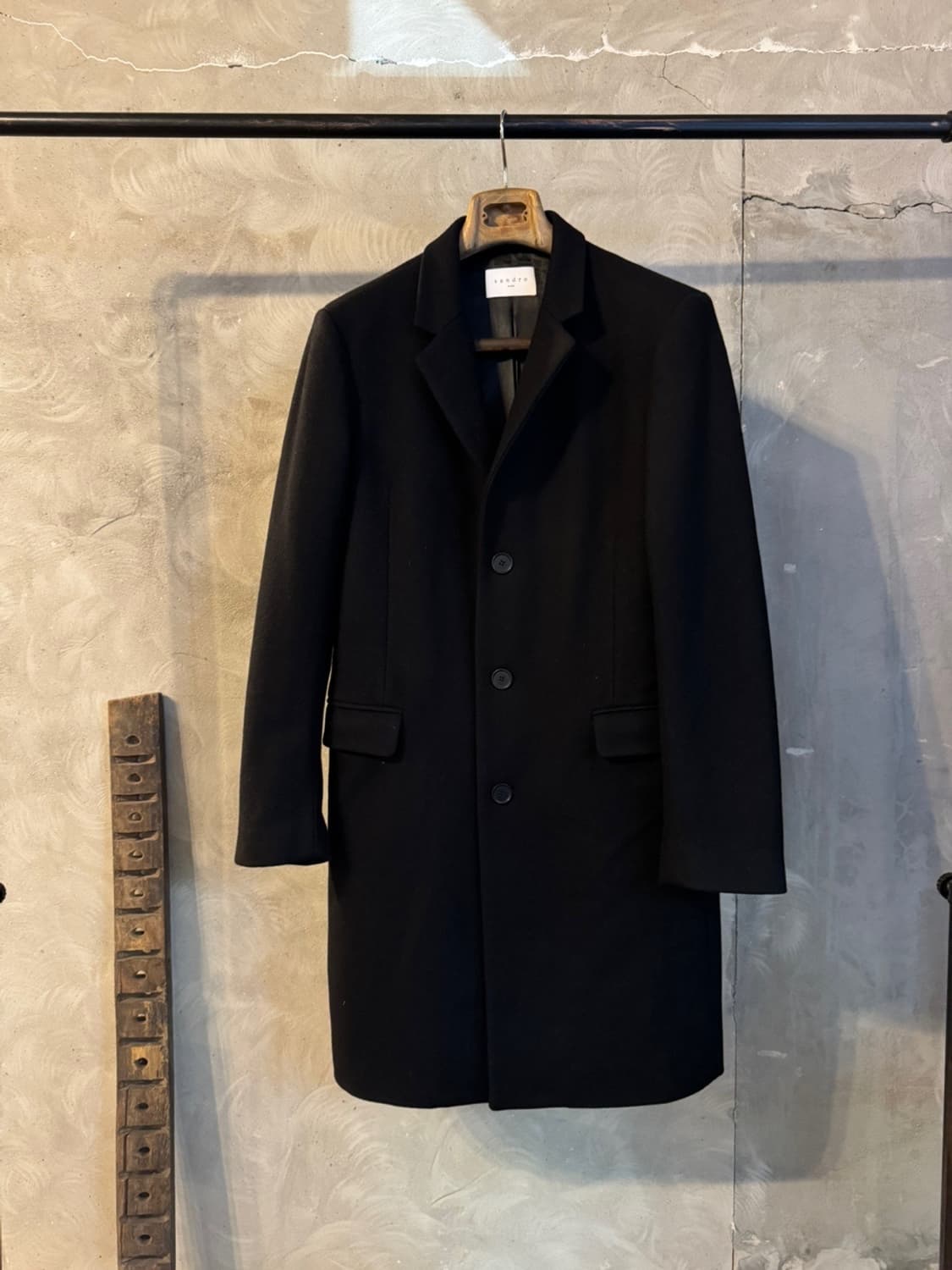 산드로 체스터필드 코트 슬림100 상품이미지1