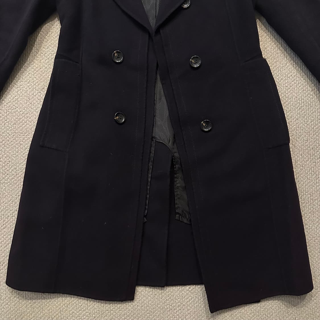 시스템 SYSTEM 더블브레스트 울 코트  상품이미지3