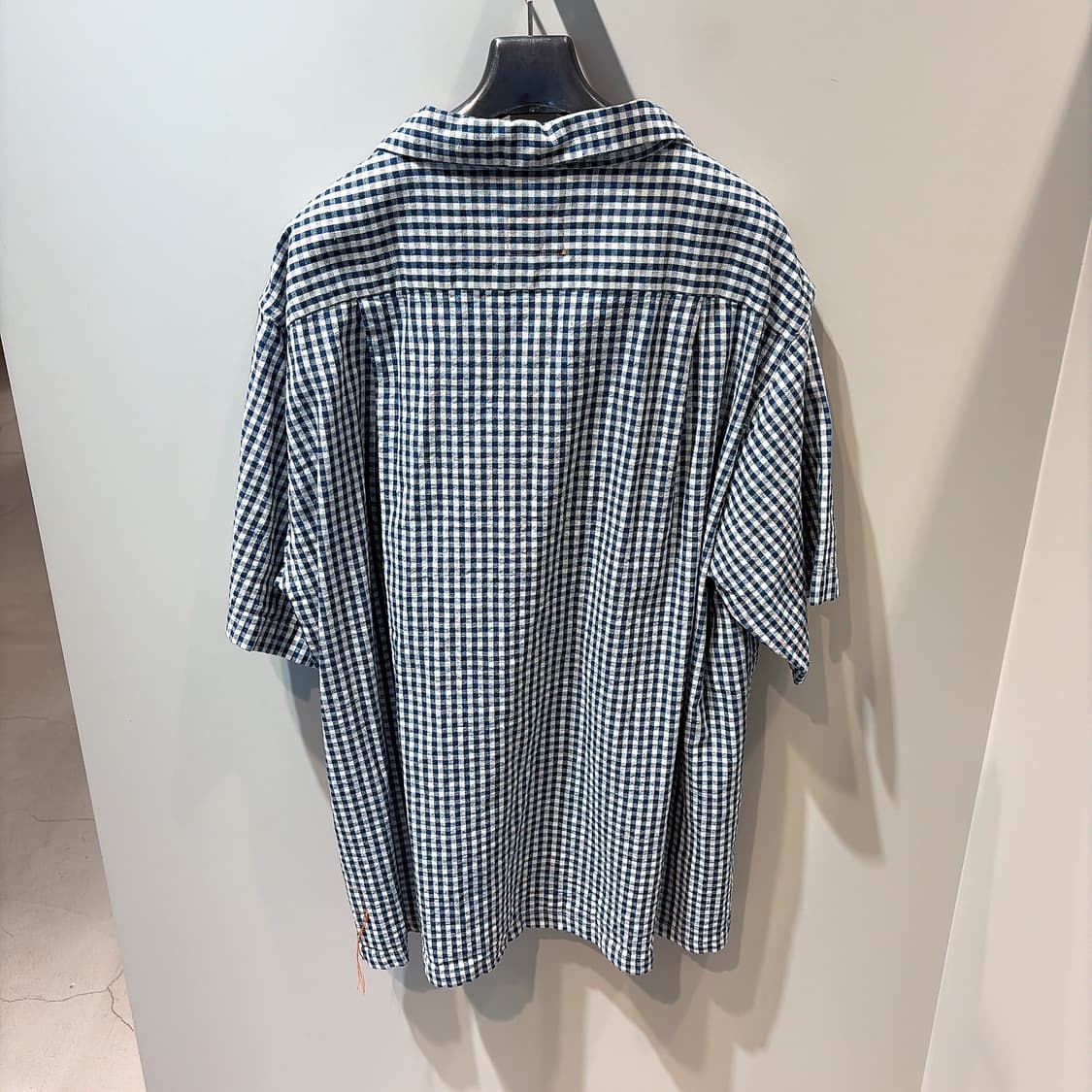 (정품/새상품) FORTELA 포르텔라 남성 블루 코튼 볼링 셔츠 상품이미지5