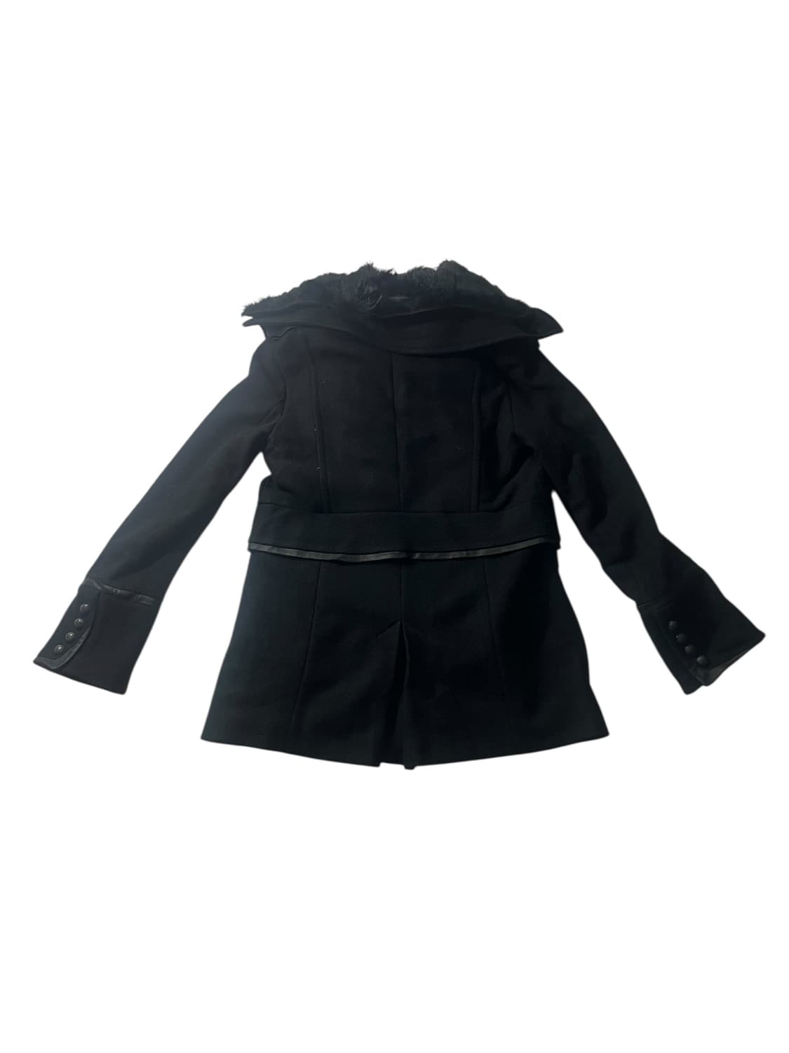 타임 블랙 퍼카라 더블코트 82-94-160 상품이미지2