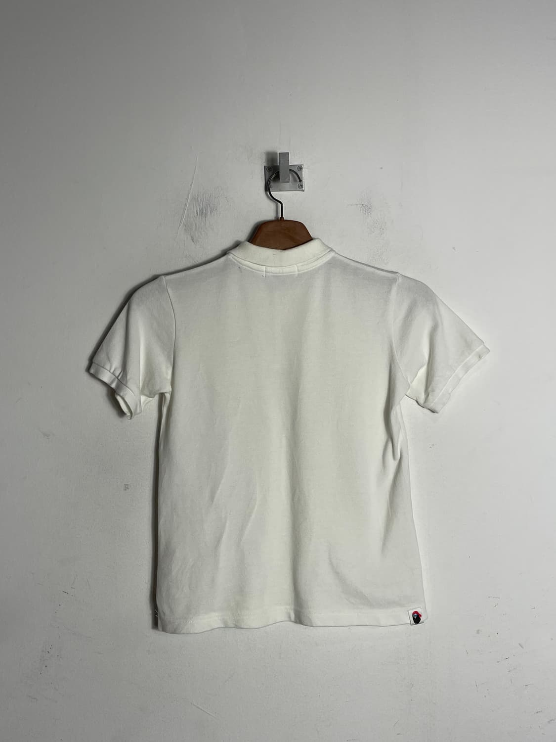 베이프 원피스 해골 흰색 반팔 카라티(130) 상품이미지9