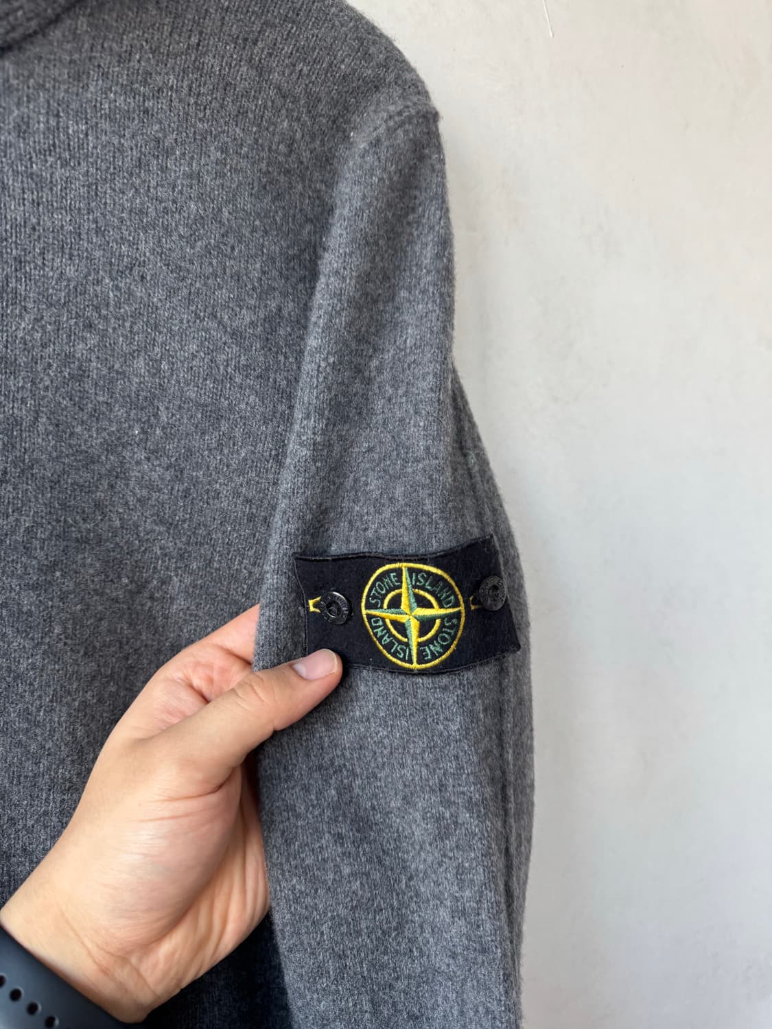 스톤아이랜드 반집업 니트 상품이미지3