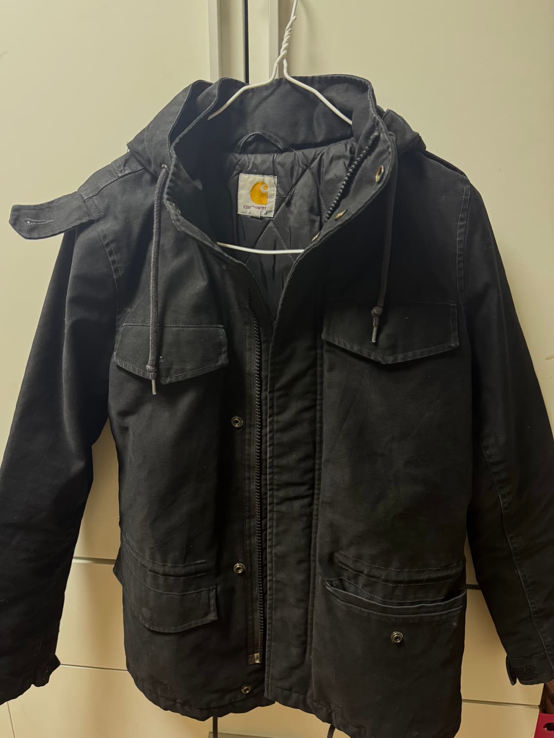 일본 빈티지샵 구매)칼하트 투웨이 후드자켓 판매 상품이미지1