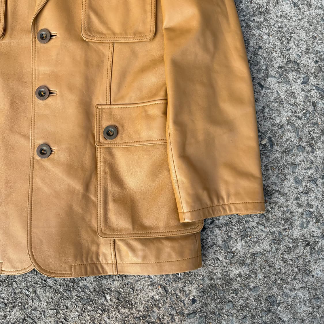 돌체 앤 가바나 레더 사파리 자켓 상품이미지6