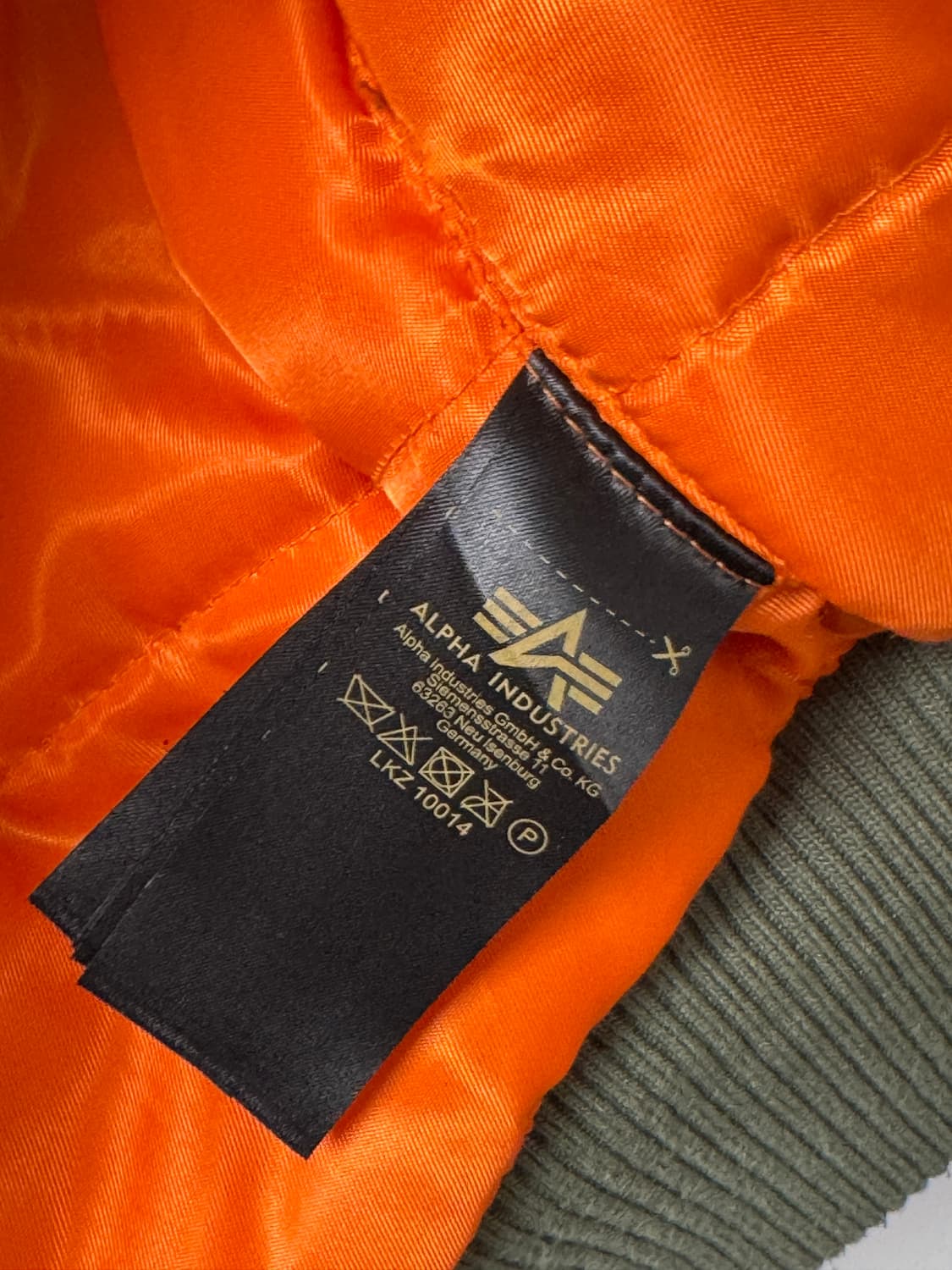 알파인더스트리 ARMY 프린팅 MA-1 플라이트 자켓 L 상품이미지8