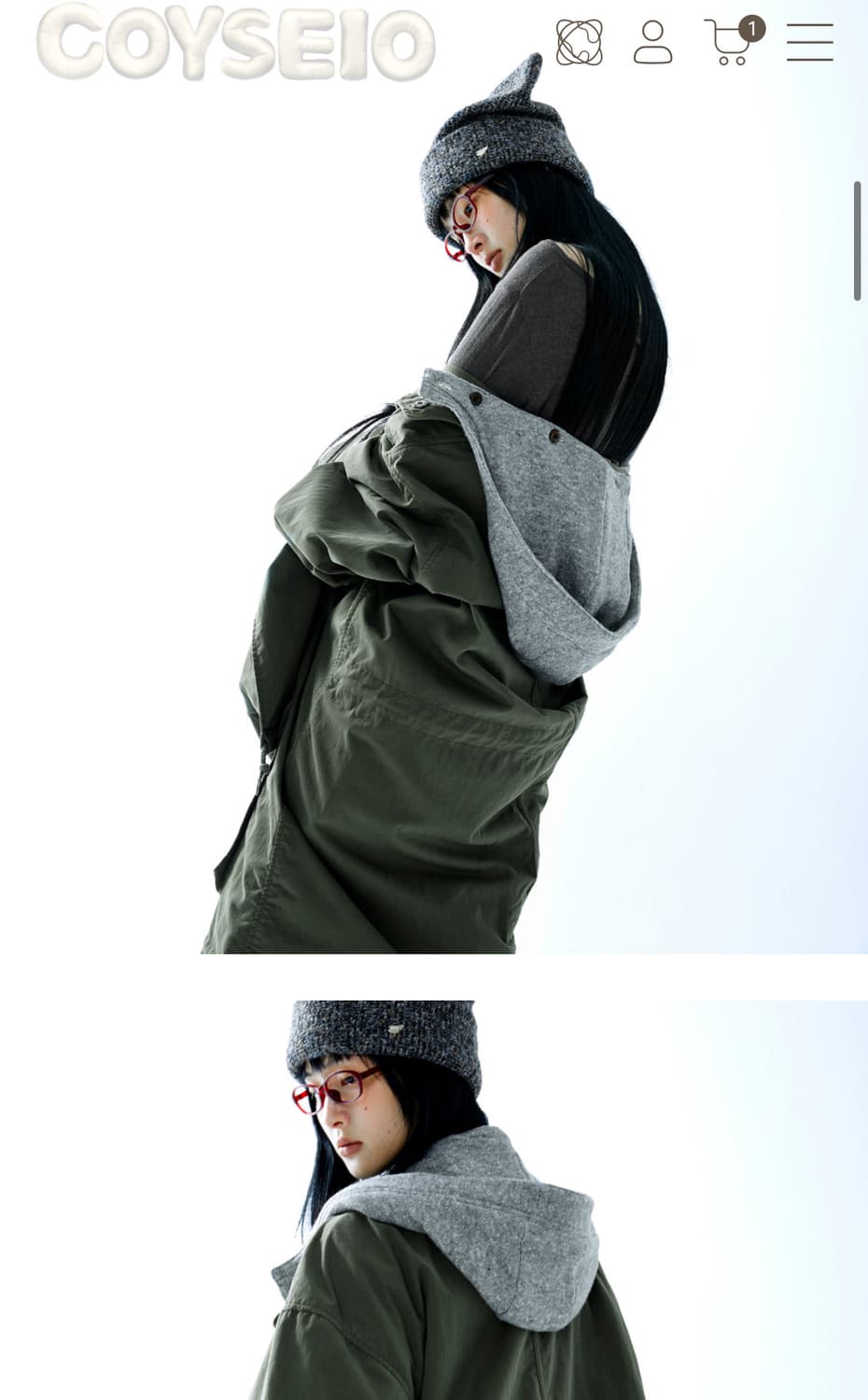 코이세이오 야상 WASHED MILITARY JACKET MUDKHAKI 상품이미지4