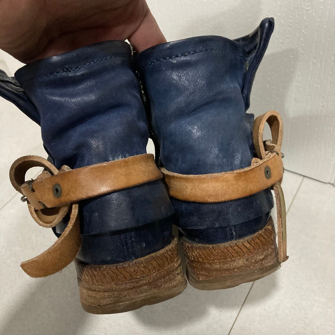 A.S.98 컷오프 레더 부츠 상품이미지6