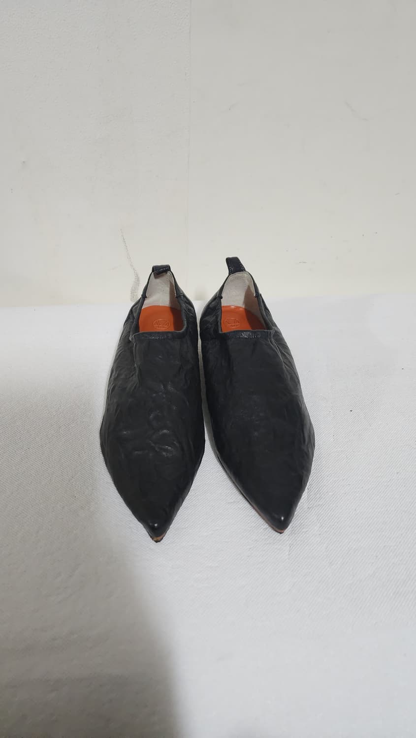 베로니카 포 런던 가죽 플랫 로퍼 단화 슬리퍼 상품이미지2