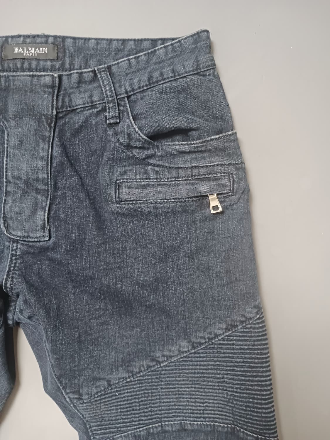 [31] 발망 바이커 블랙진 청바지 상품이미지4