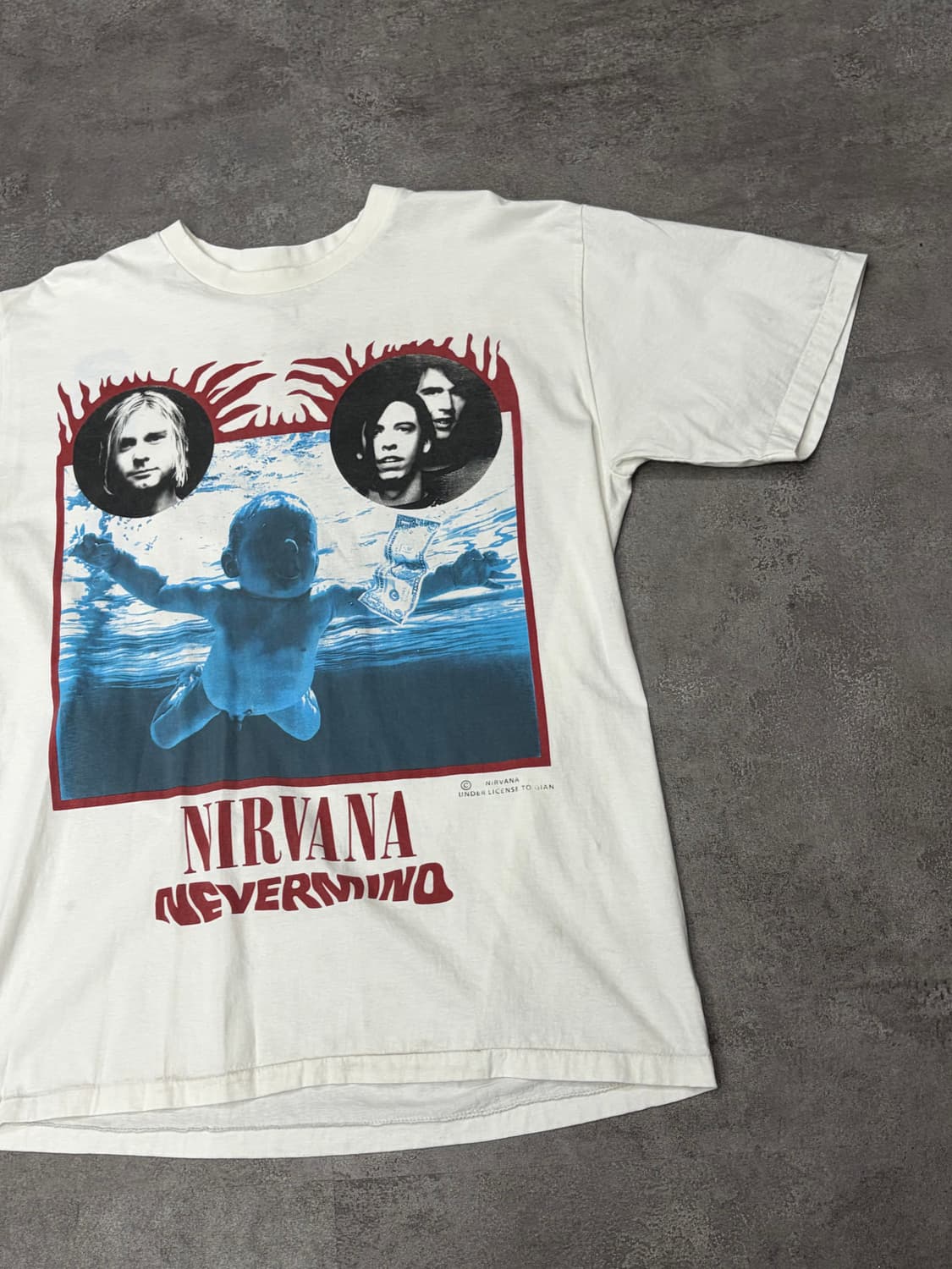 90s anvil t on reprint Nirvana Nevermind 상품이미지4