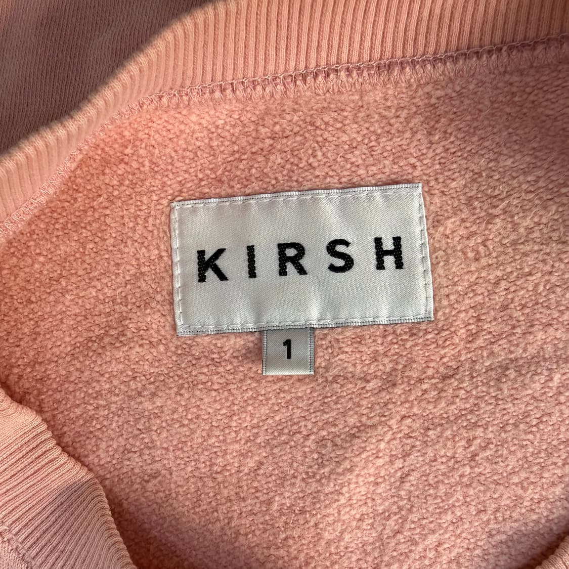 1사이즈 키르시 체리 빅로고 맨투맨 0120T 상품이미지3