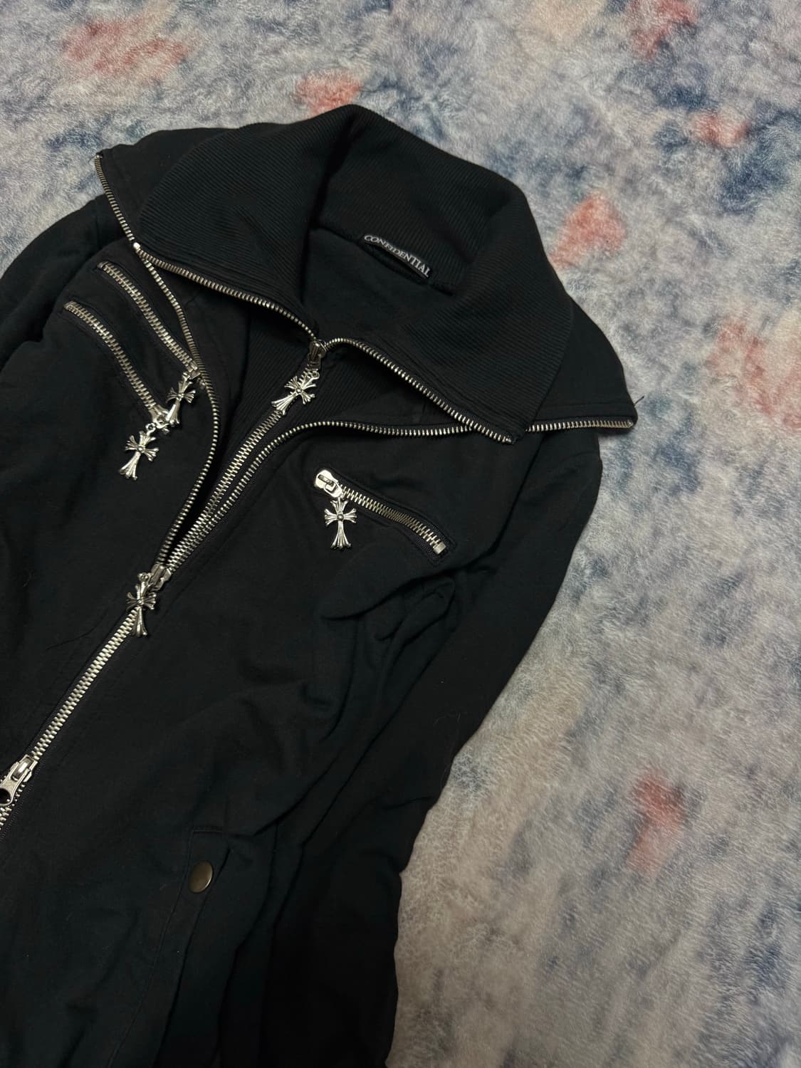 Confidential 00s cross charm gimmick zip 상품이미지4