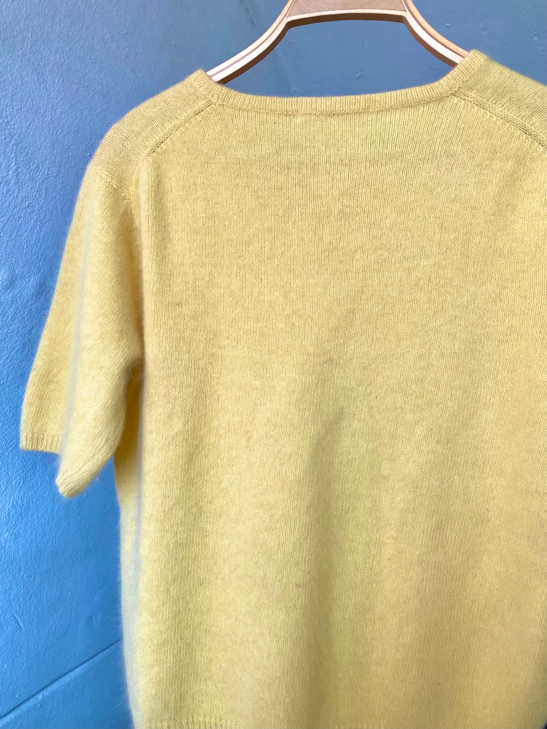 앙고라 병아리 반팔 니트탑 상품이미지6