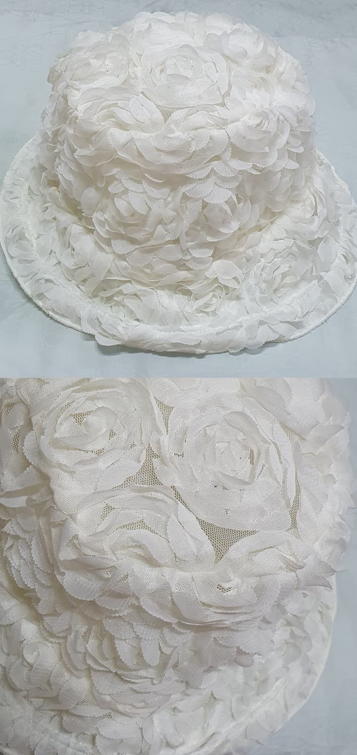 크림 꽃 시엔느 집시 로즈 버킷햇 벙거지 어부 모자  상품이미지3