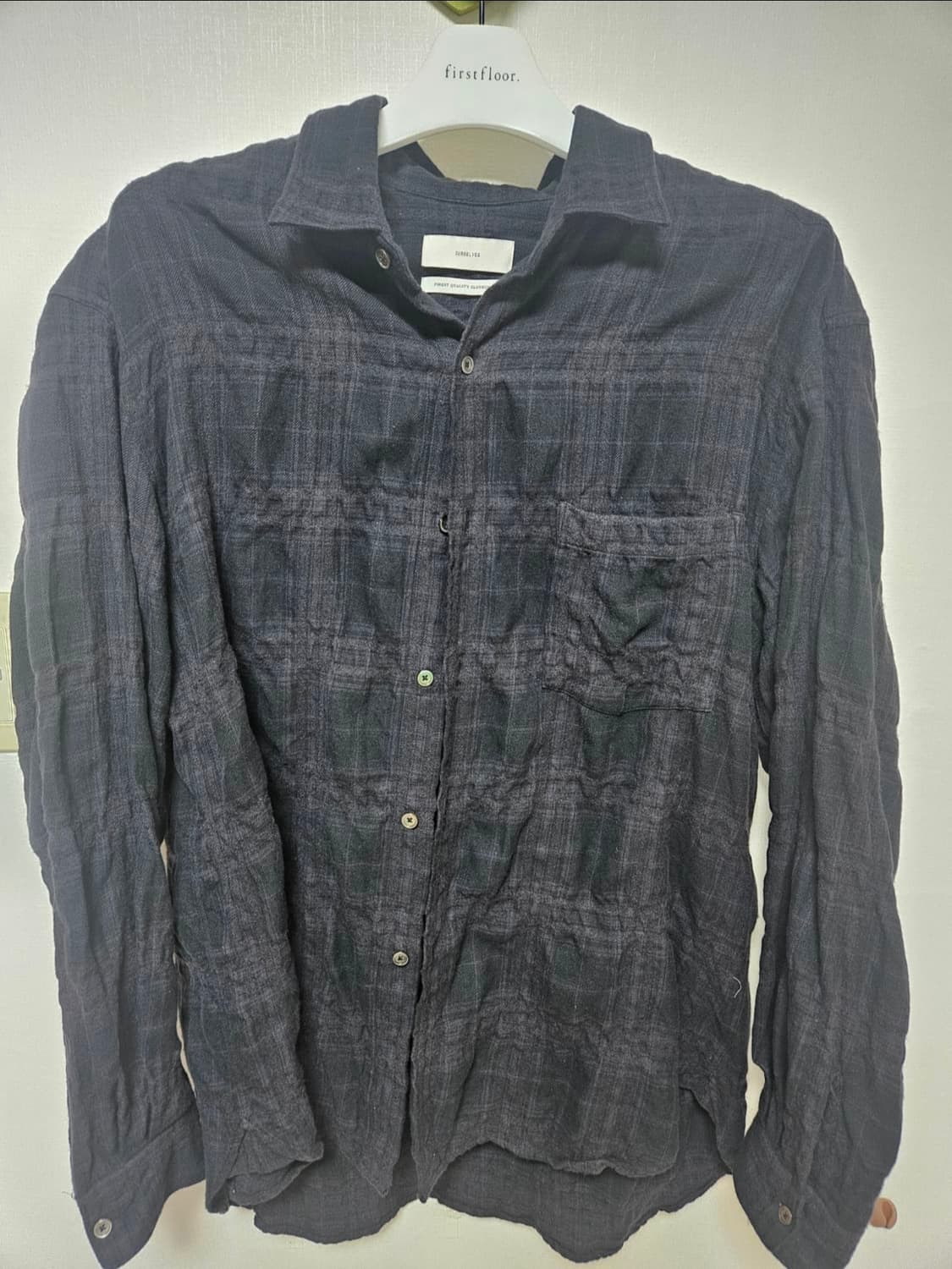 [2] 아워셀브스 빈티지 체크셔츠 블랙 상품이미지2