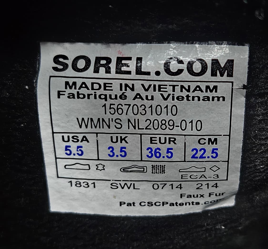 소렐 여성 방한부츠 225 티볼리 스웨이드 방한화 털 앵클부츠 LB62 상품이미지7