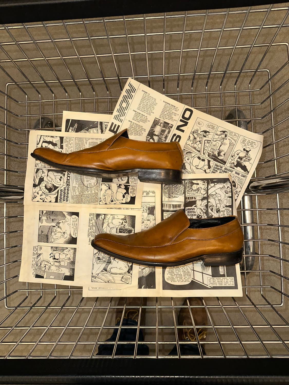 Whoop de doo shape leather loafer 상품이미지5