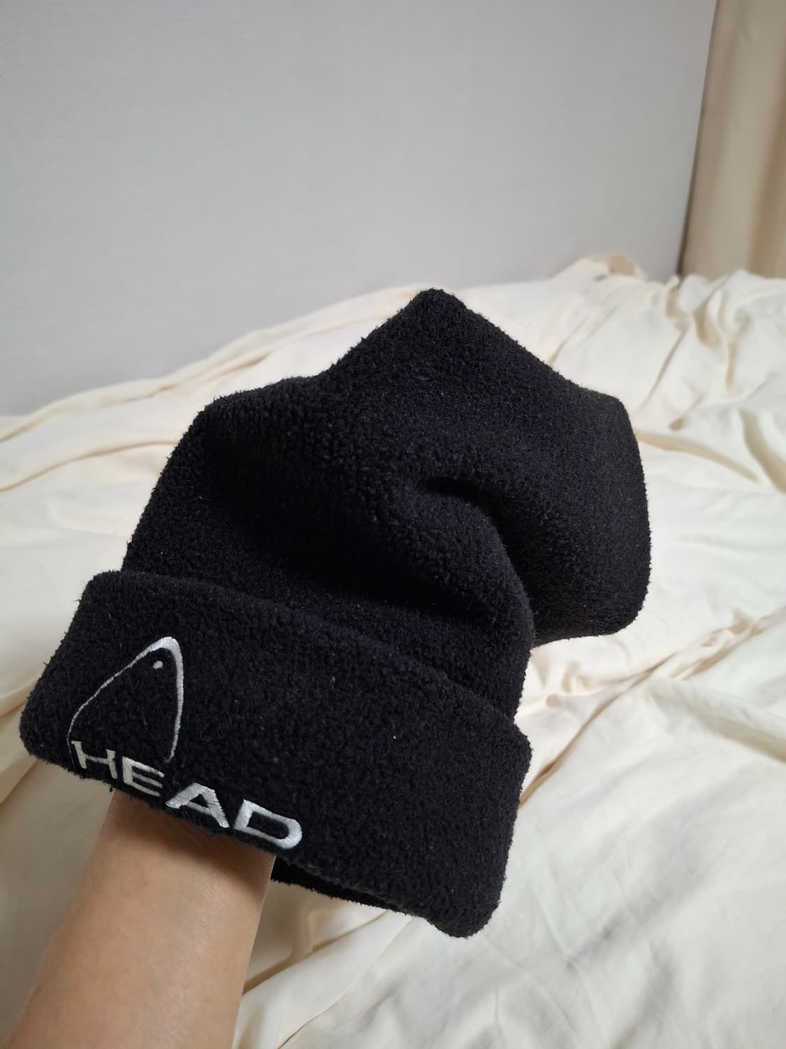 HEAD 플리스 비니 두툼 블랙 상품이미지1