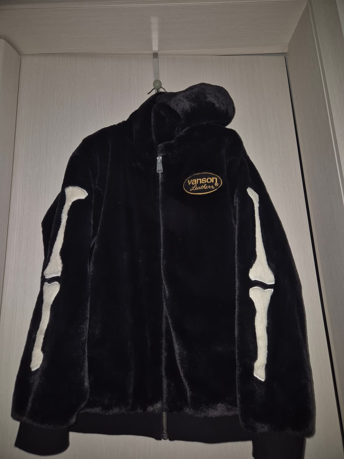 VANSON Lethers Bone Fur Jacket XL 상품이미지2