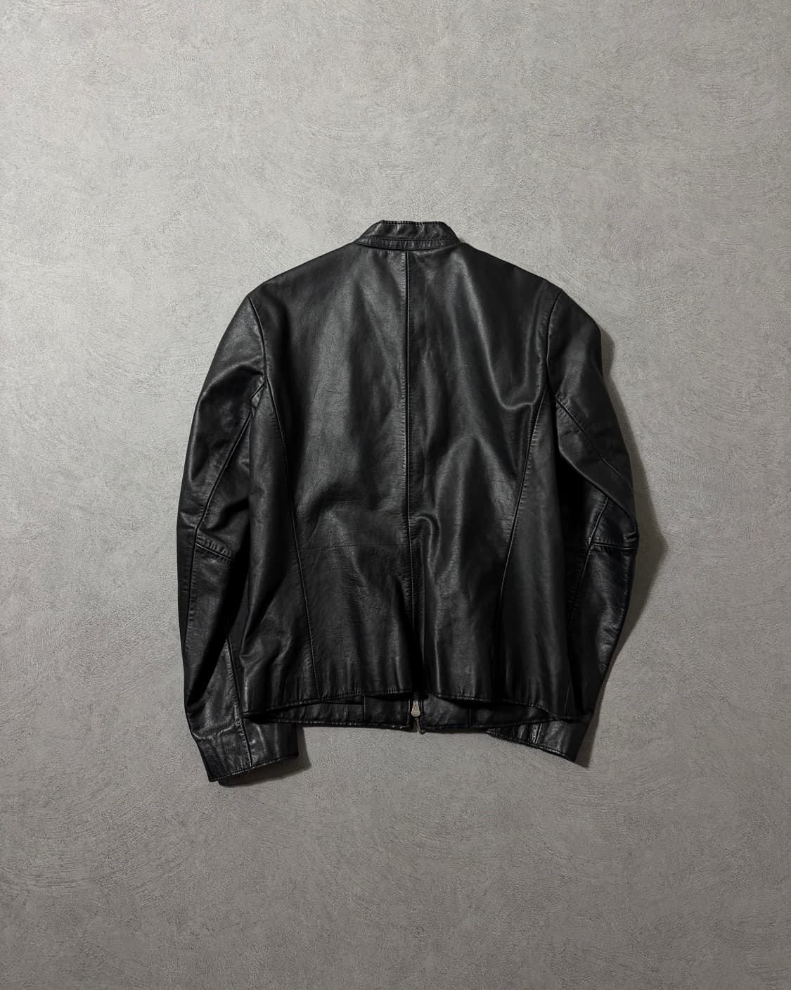 아르마니 익스체인지 미니멀 싱글 레더 자켓 상품이미지2