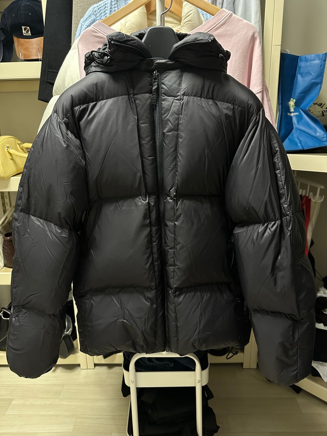 누마레 ee 다운 파카 패딩 블랙 상품이미지1