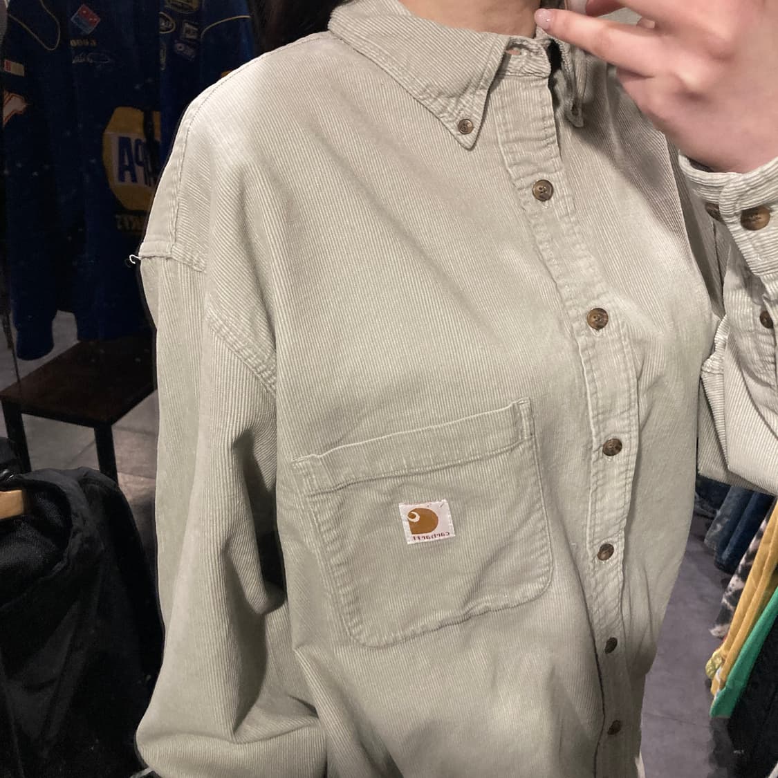 [IM] 칼하트 코듀로이 긴팔셔츠 라이트그레이 상품이미지5