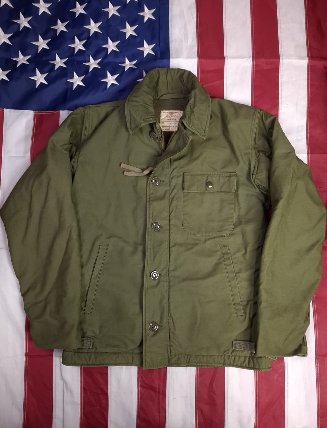 오리지날 미해군 A-2 덱자켓 상품이미지1