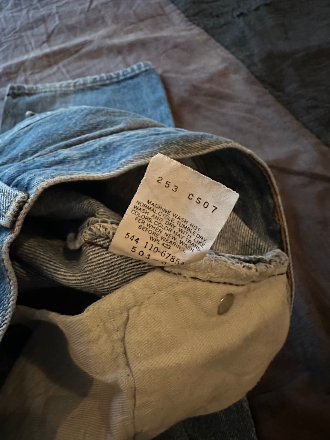 90s USA Vintage Levis 501 Denim Pants 상품이미지10
