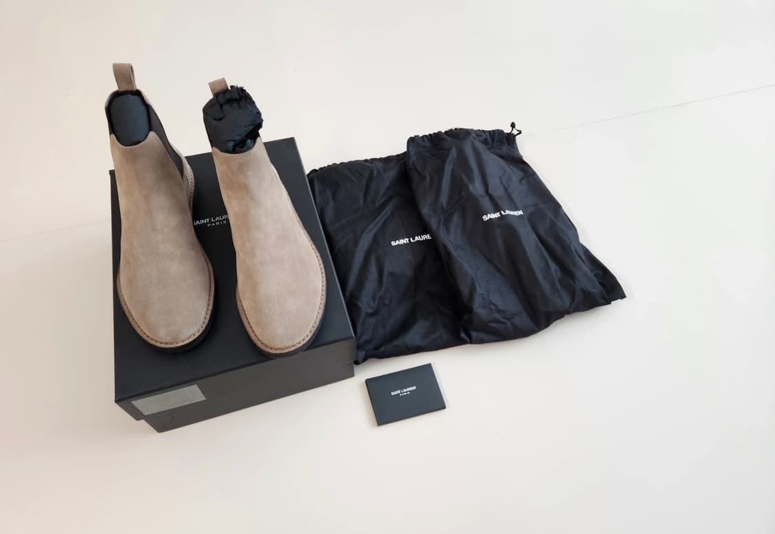 새상품) Saint Laurent 생로랑 남성 앵클부츠 43 상품이미지3