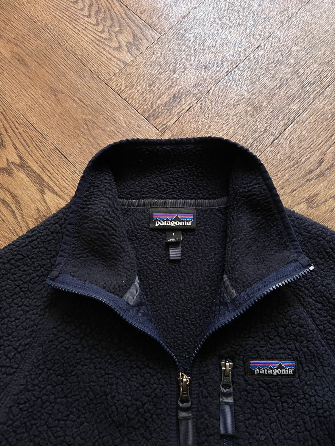 [L]파타고니아 레트로 네이비 플리스 자켓 상품이미지2
