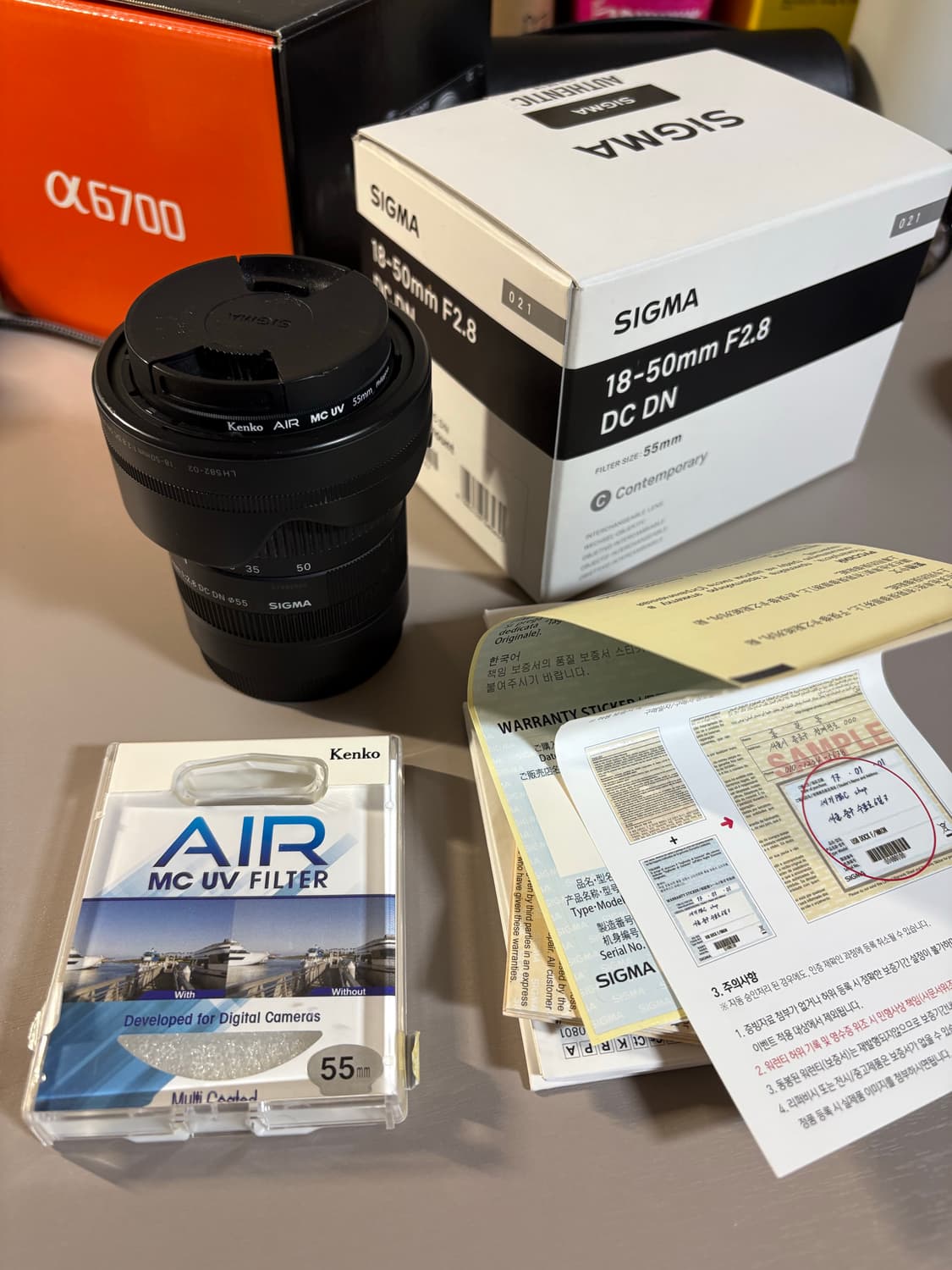 소니 a6700L + 시그마 1850 미러리스 카메라 상품이미지2