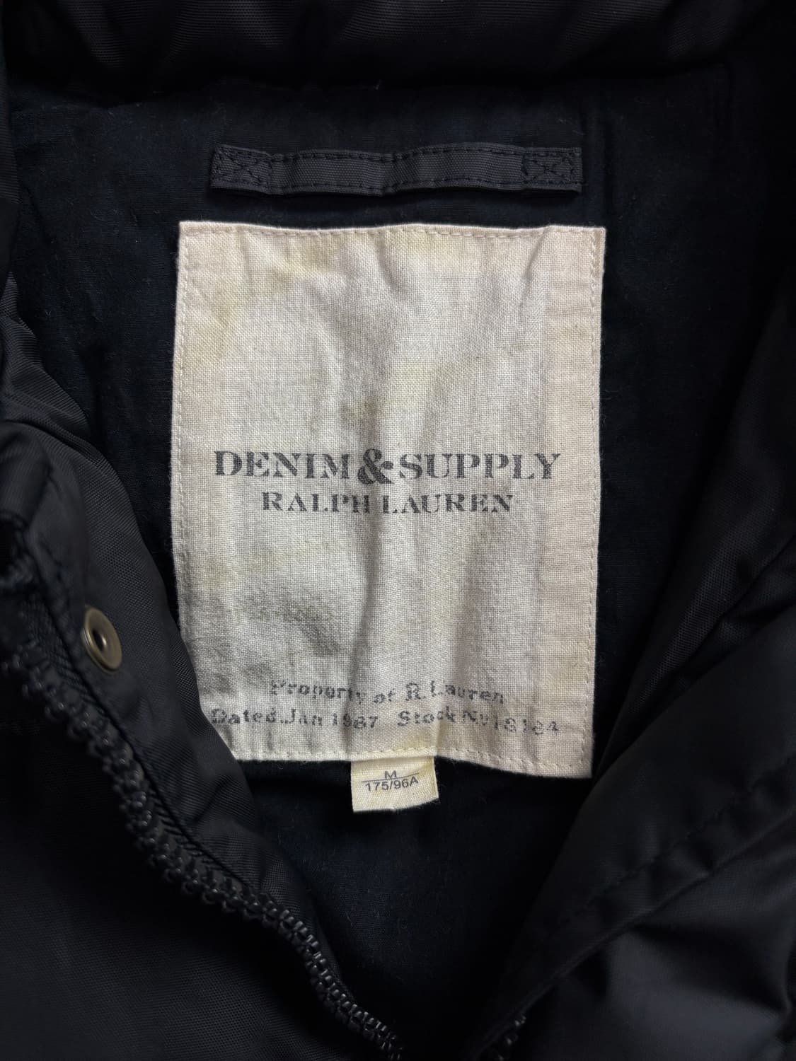 폴로 데님앤서플라이 성조기 빅로고 아메카지 다운 푸퍼 베스트 1724 상품이미지3