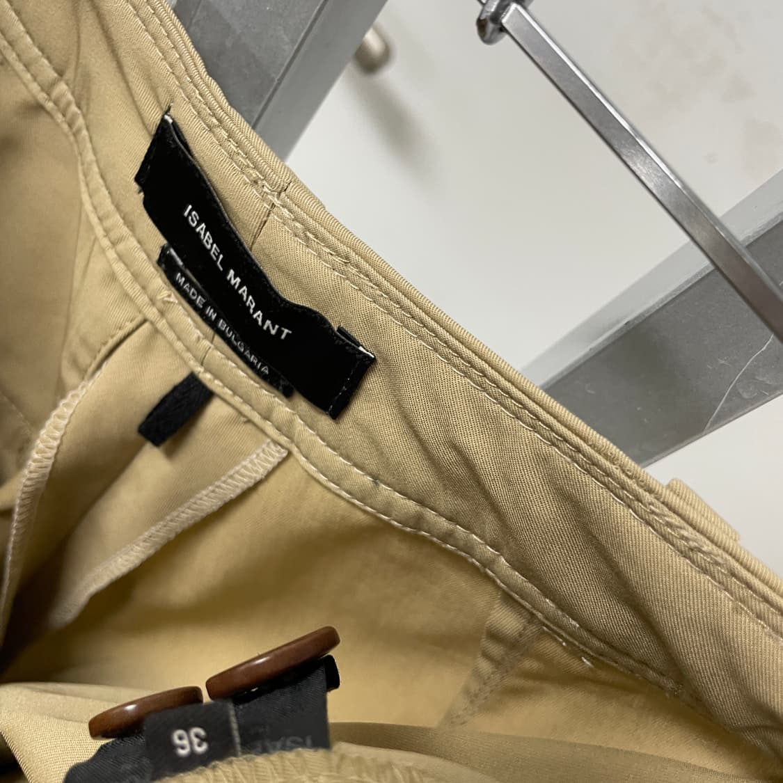 이자벨마랑 베이지 팬츠 36(W) 상품이미지5