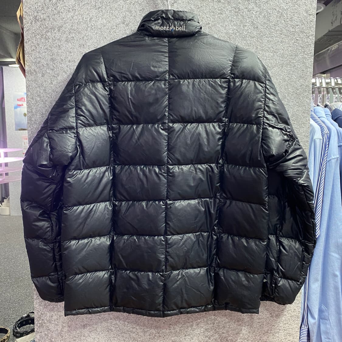 몽벨 슈페리어 블랙 다운 자켓 경량 패딩 B3832 상품이미지6