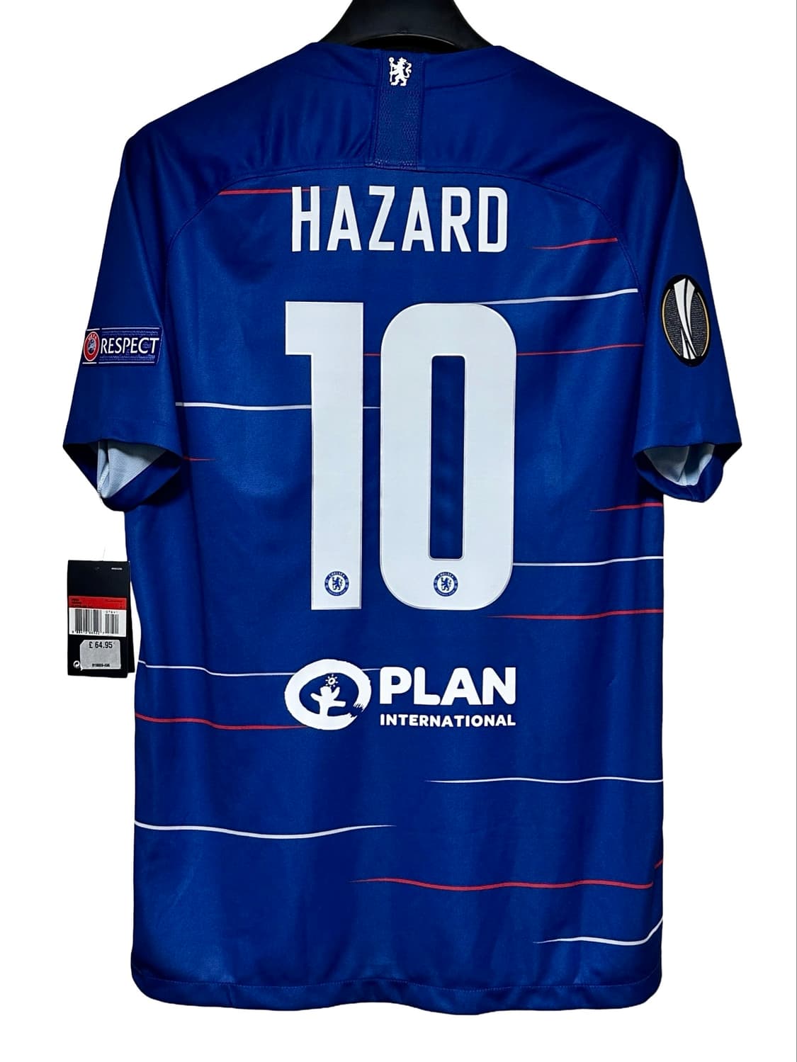 18-19 첼시 홈 반팔 No.10 아자르(HAZARD) 택채 판매 상품이미지1