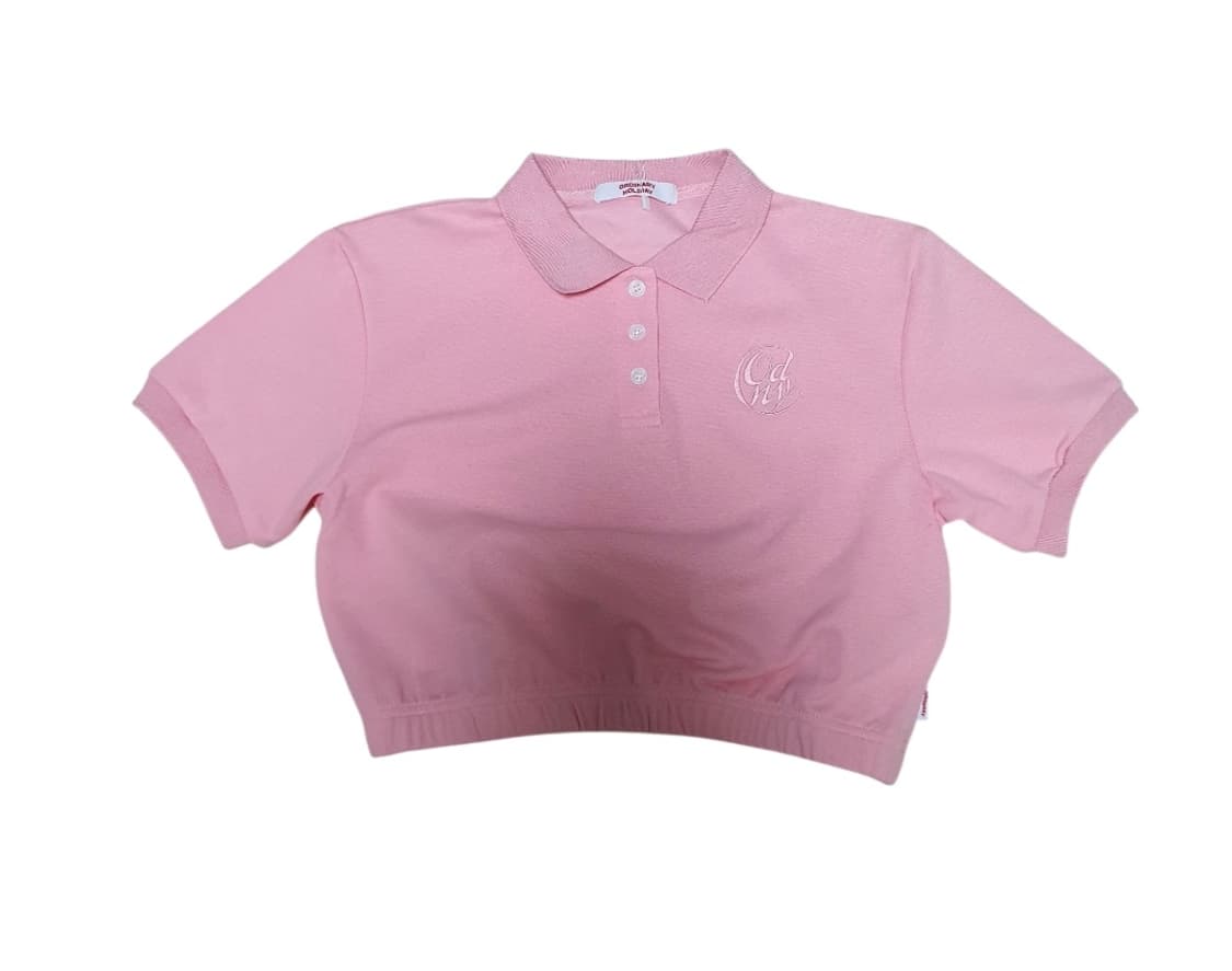 오디너리홀리데이 크롭 카라 반팔 티셔츠 f or xs~m  상품이미지3