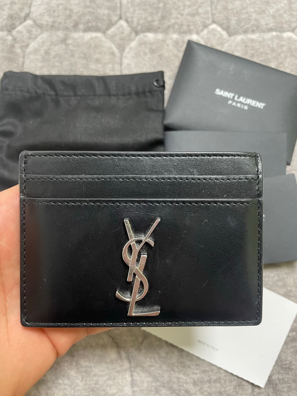 생로랑 모노그램 카드지갑 상품이미지2
