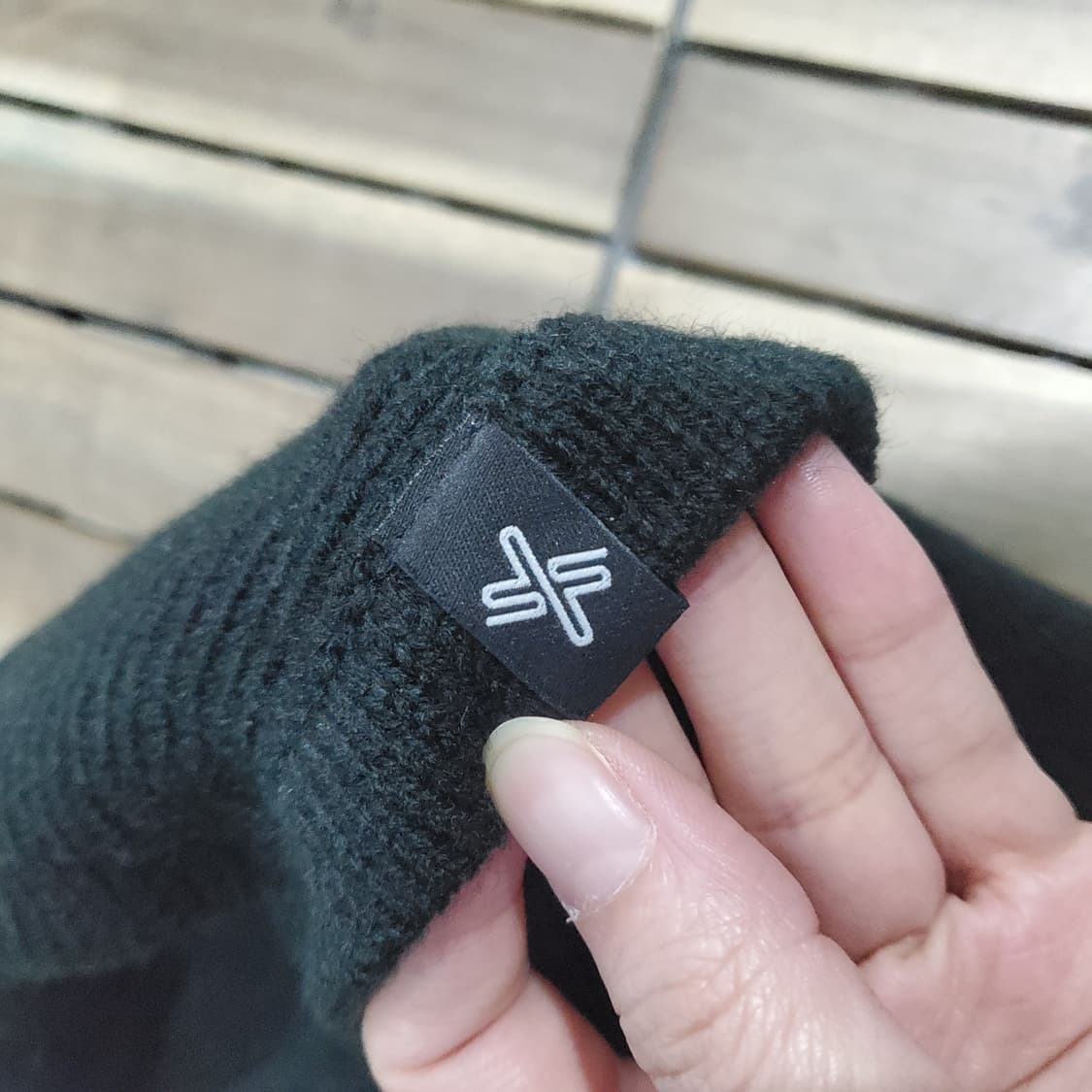 XEXYMIX 바라클라바 블랙 니트 상품이미지5