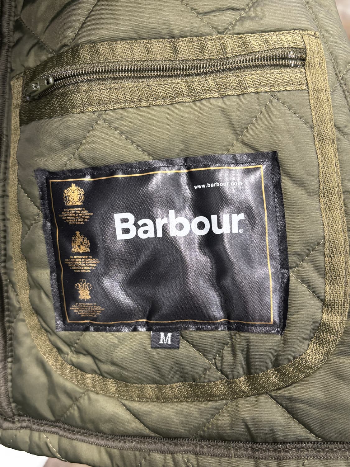BARBOUR 바버 헤리티지 퀄팅 자켓 M 상품이미지4