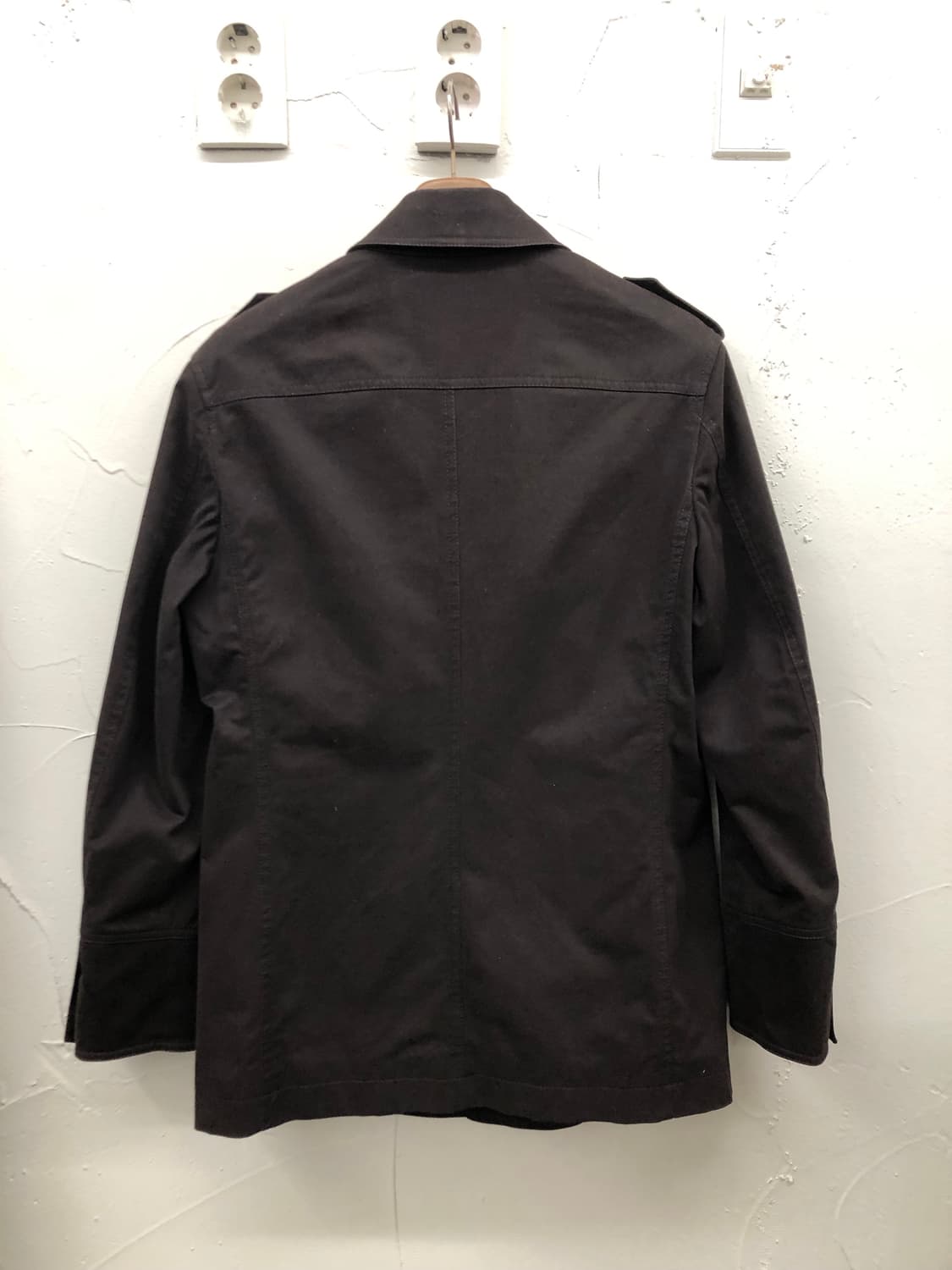 캘빈 클라인 스웨이드 싱글 코트 상품이미지2