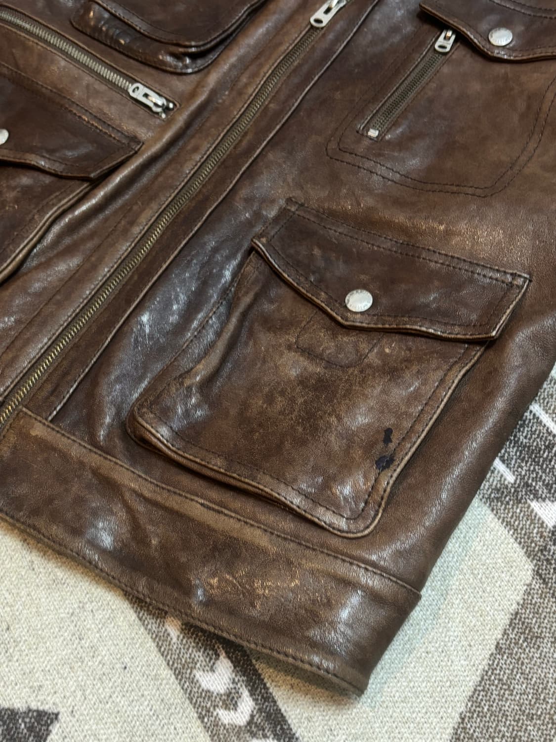 GET USED 양 가죽 자켓 상품이미지10