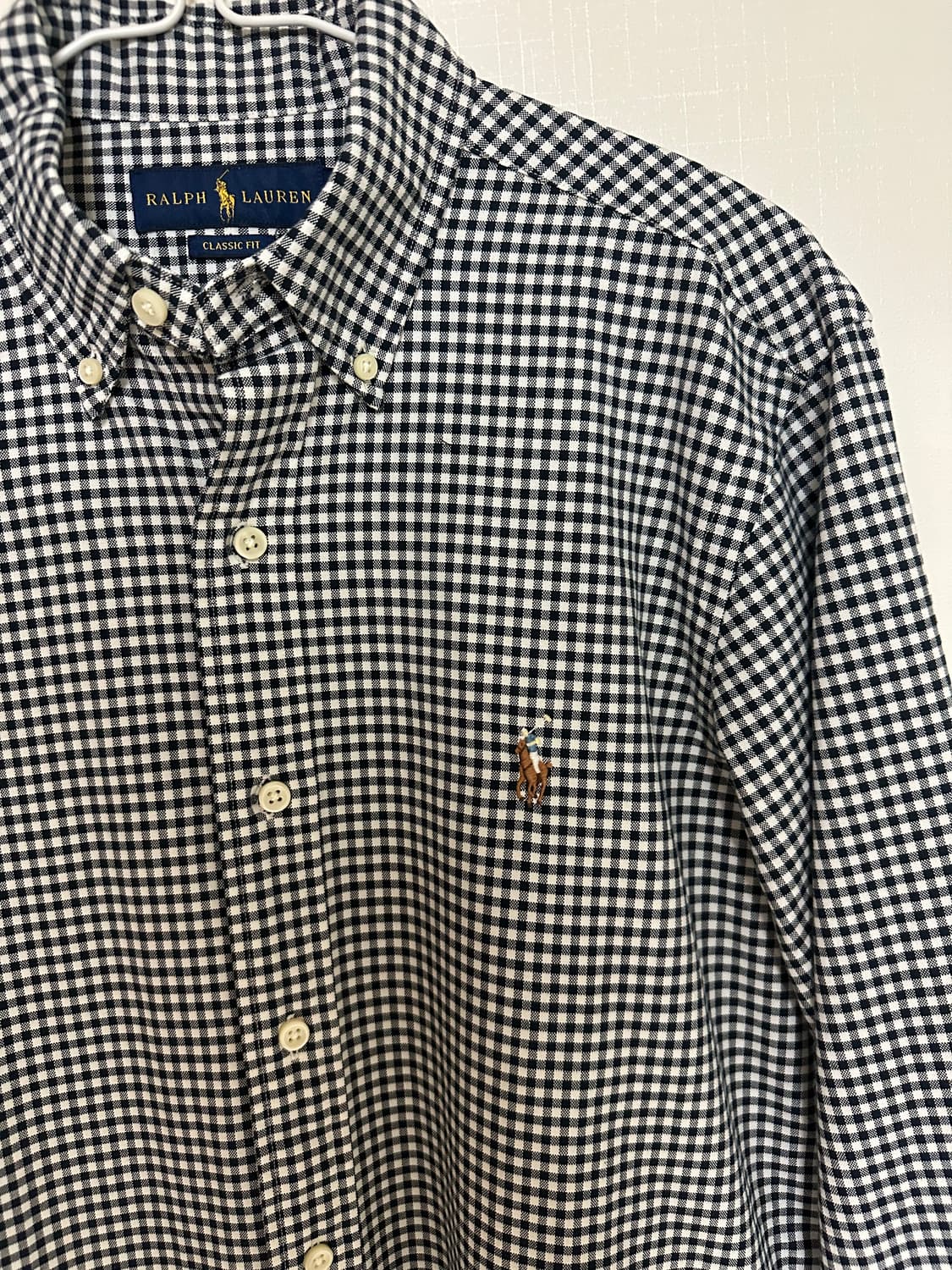 랄프로렌 체크셔츠 클래식핏 S (새상품) 상품이미지1