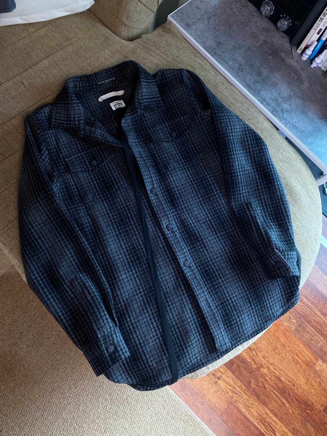 오프화이트 플란넬 타탄 버질아블로 자켓 (L / 105사이즈) 상품이미지6