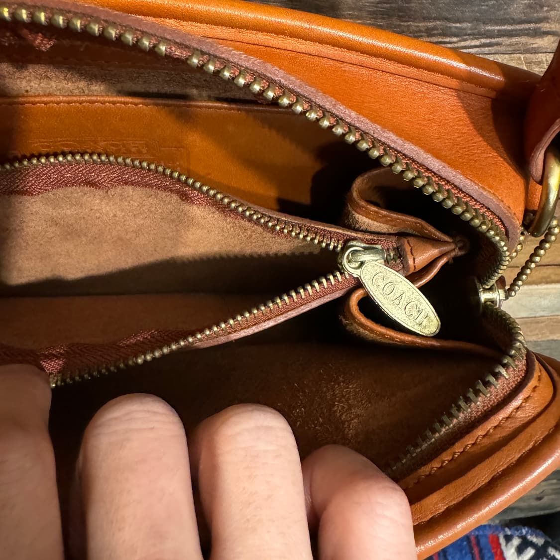 Old Coach Glove Leather Shoulder Bag 상품이미지5