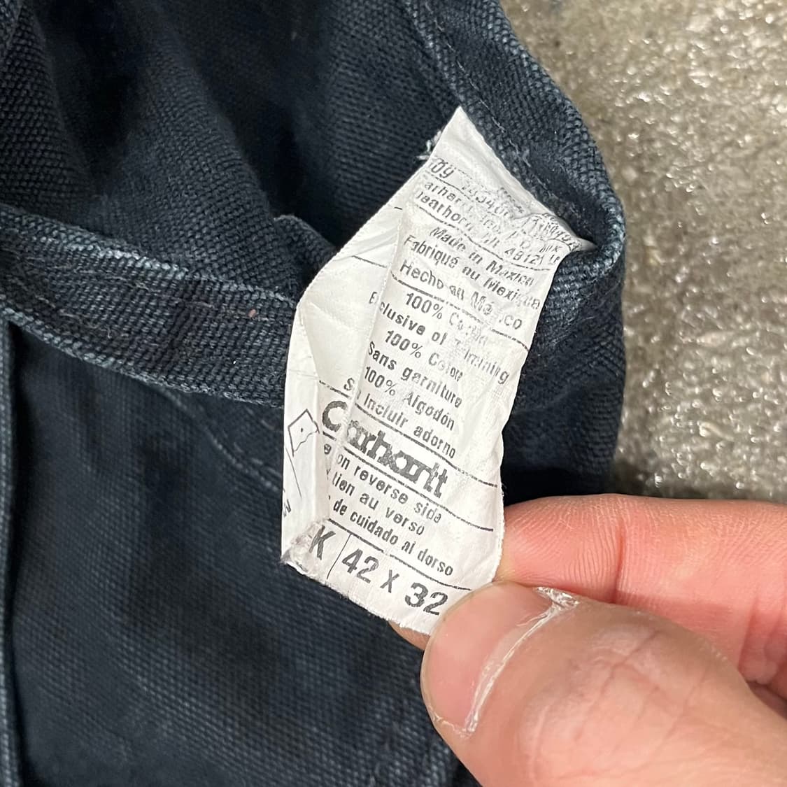 Carhartt 더블니 오버롤  (~38“) 상품이미지7