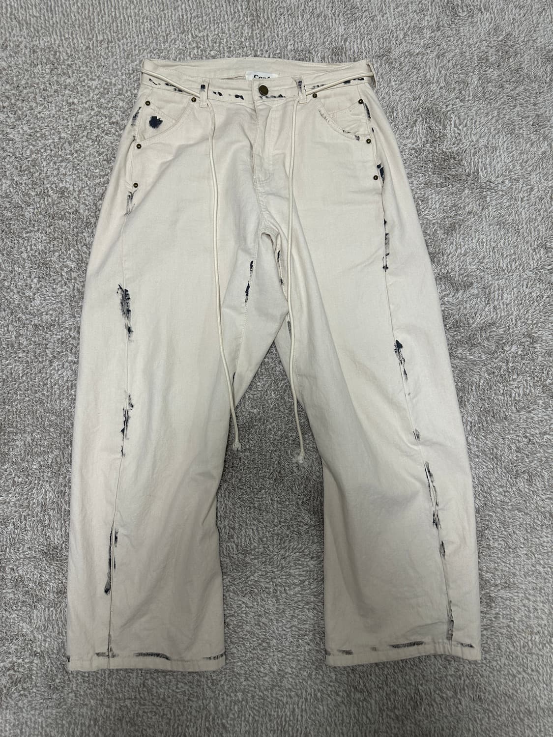 [M] Cord 코드 커비 페인터 트윌 팬츠 아이보리 상품이미지1